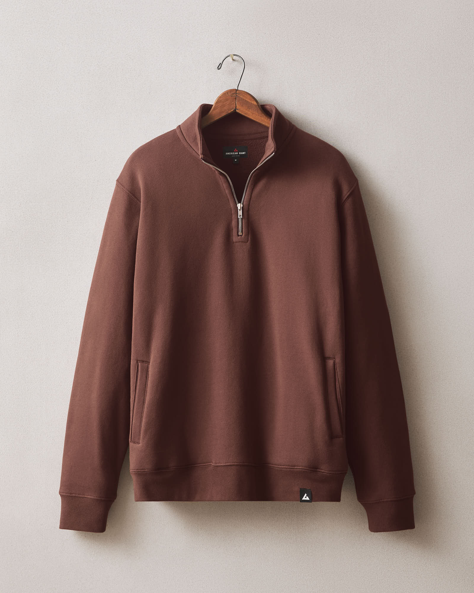 Men's Carolina Half Zip - Hot Chocolate