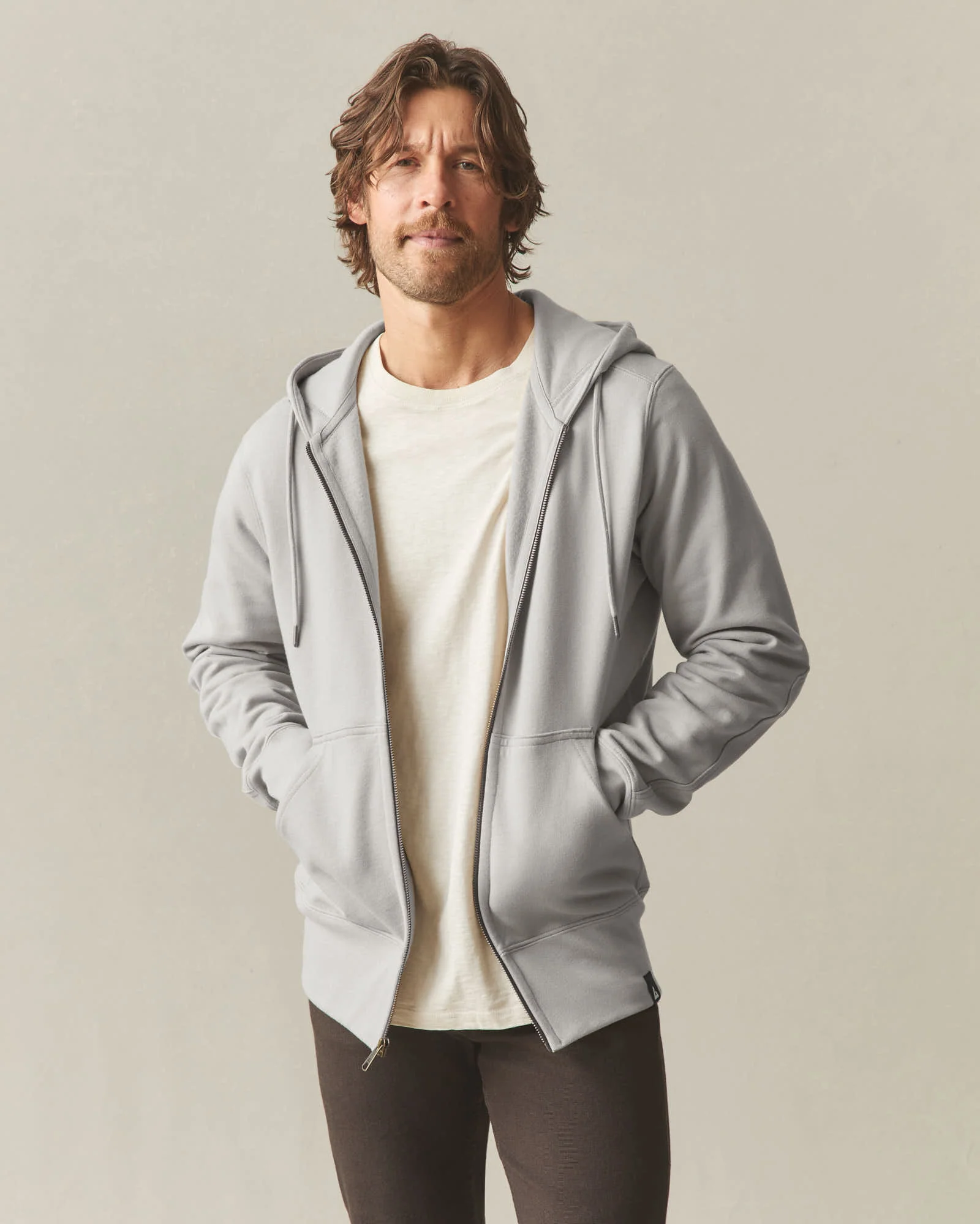 Men's Classic Full Zip - Granite