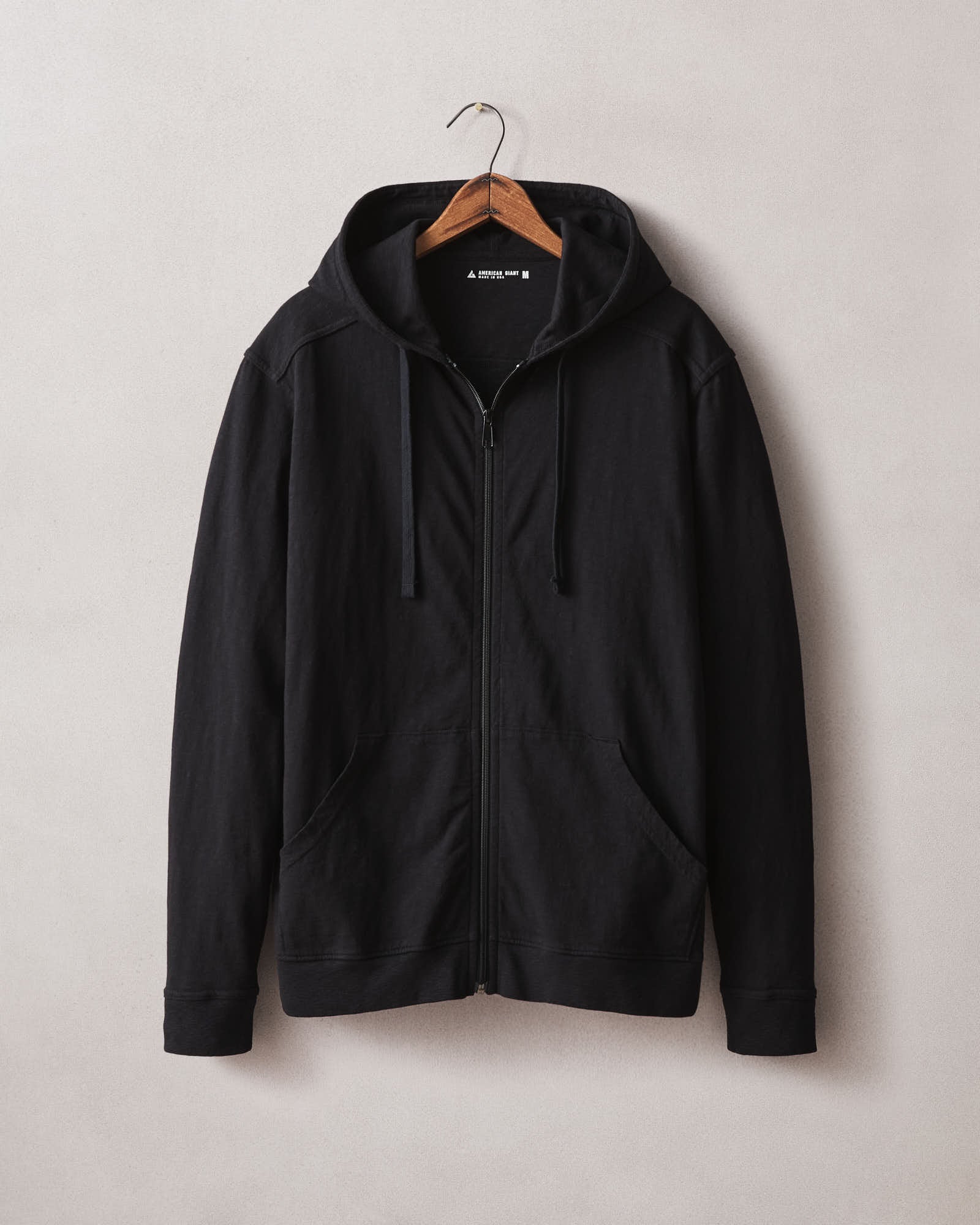 Men's Summer Full Zip - Black