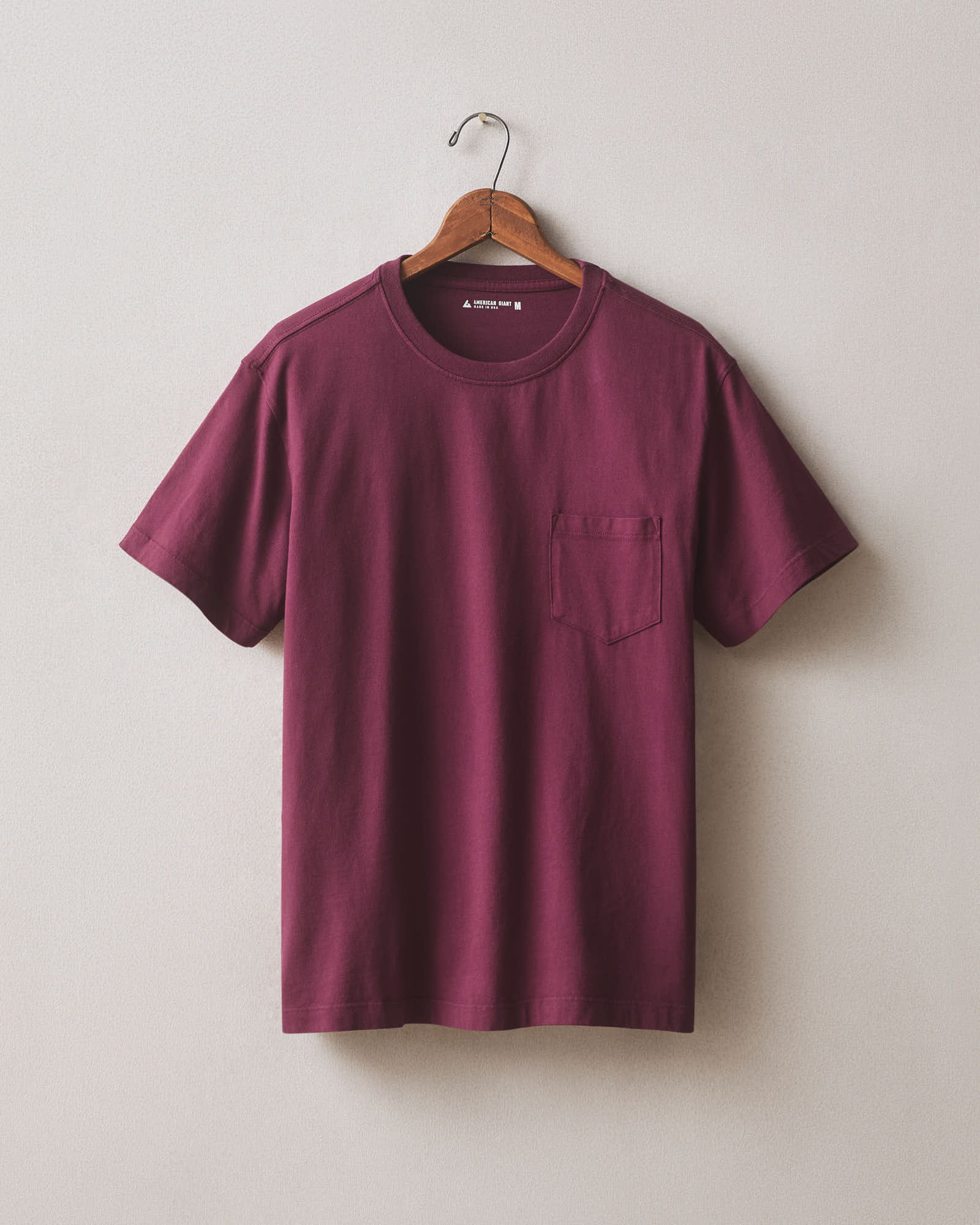 Men's Pocket Tee - Maroon