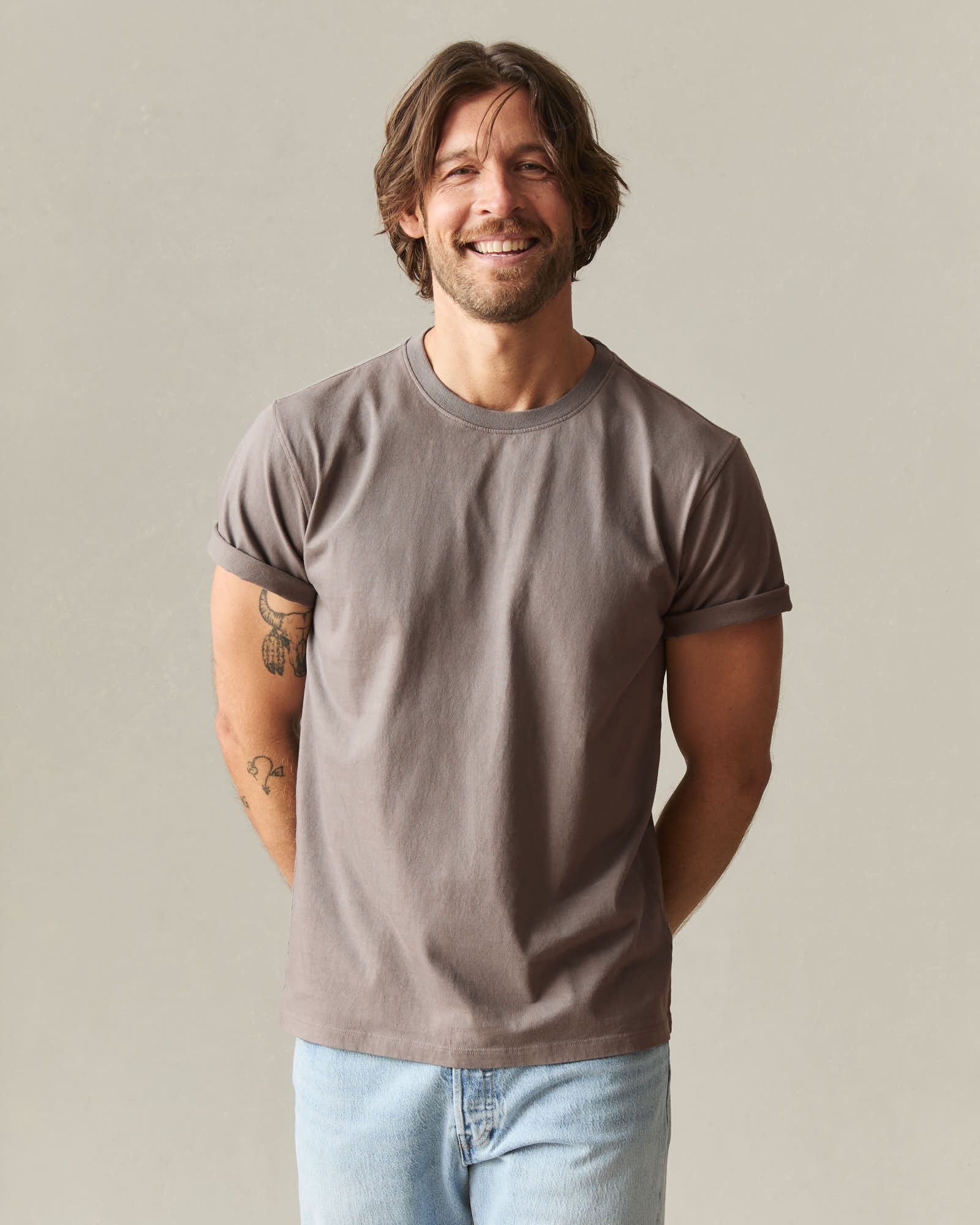 Men's Golden State Tee - Deep Taupe