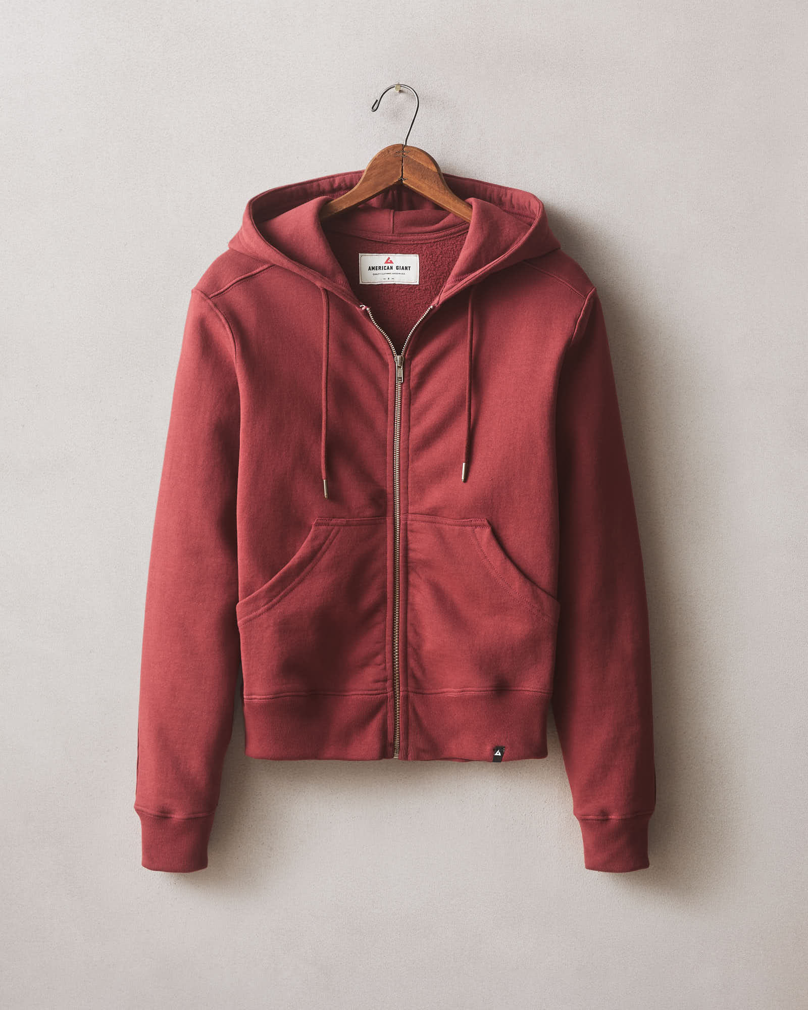 Women's Relaxed Classic Full Zip - Sundried Tomato