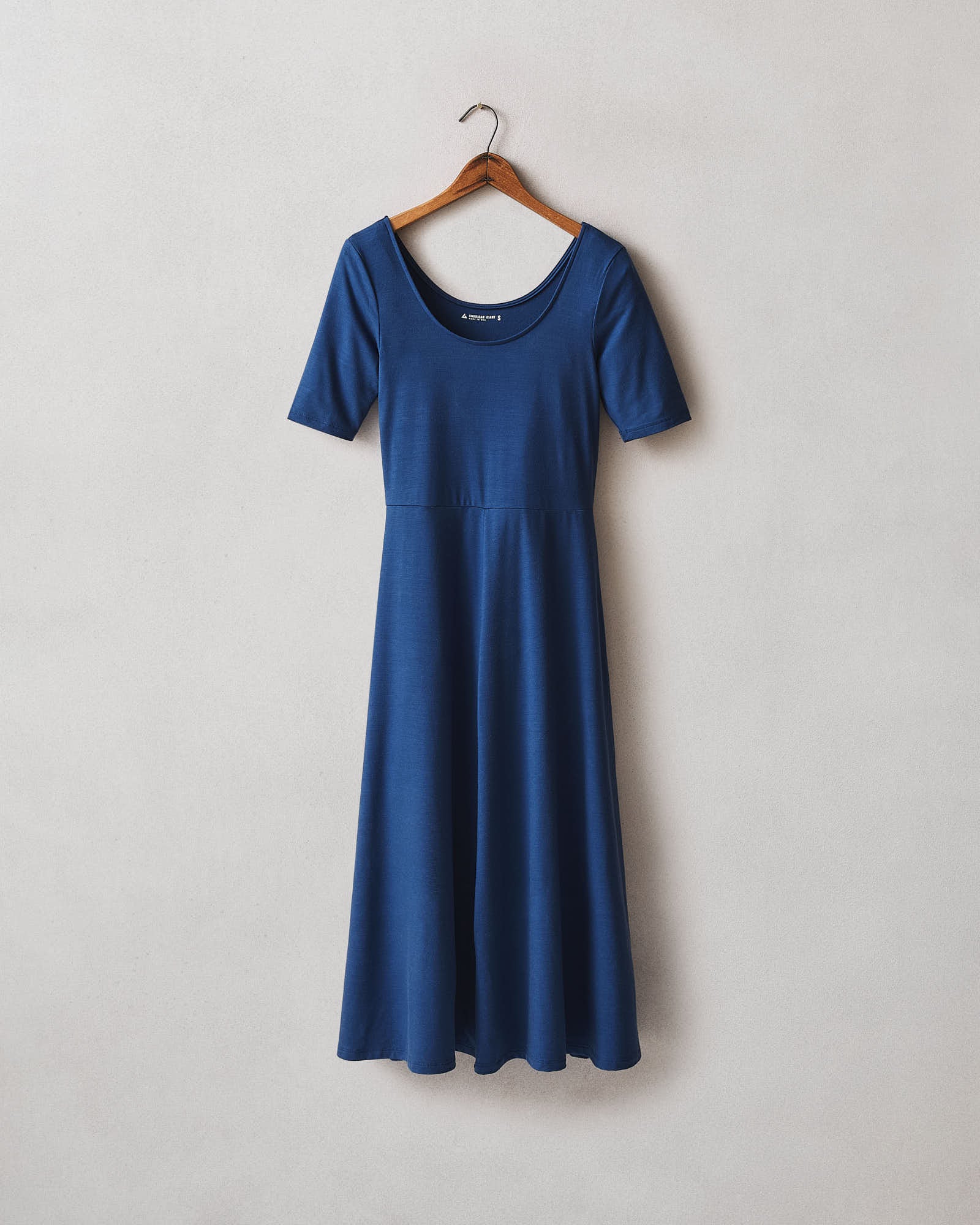 Women's Short Sleeve Flex Dress - Estate Blue