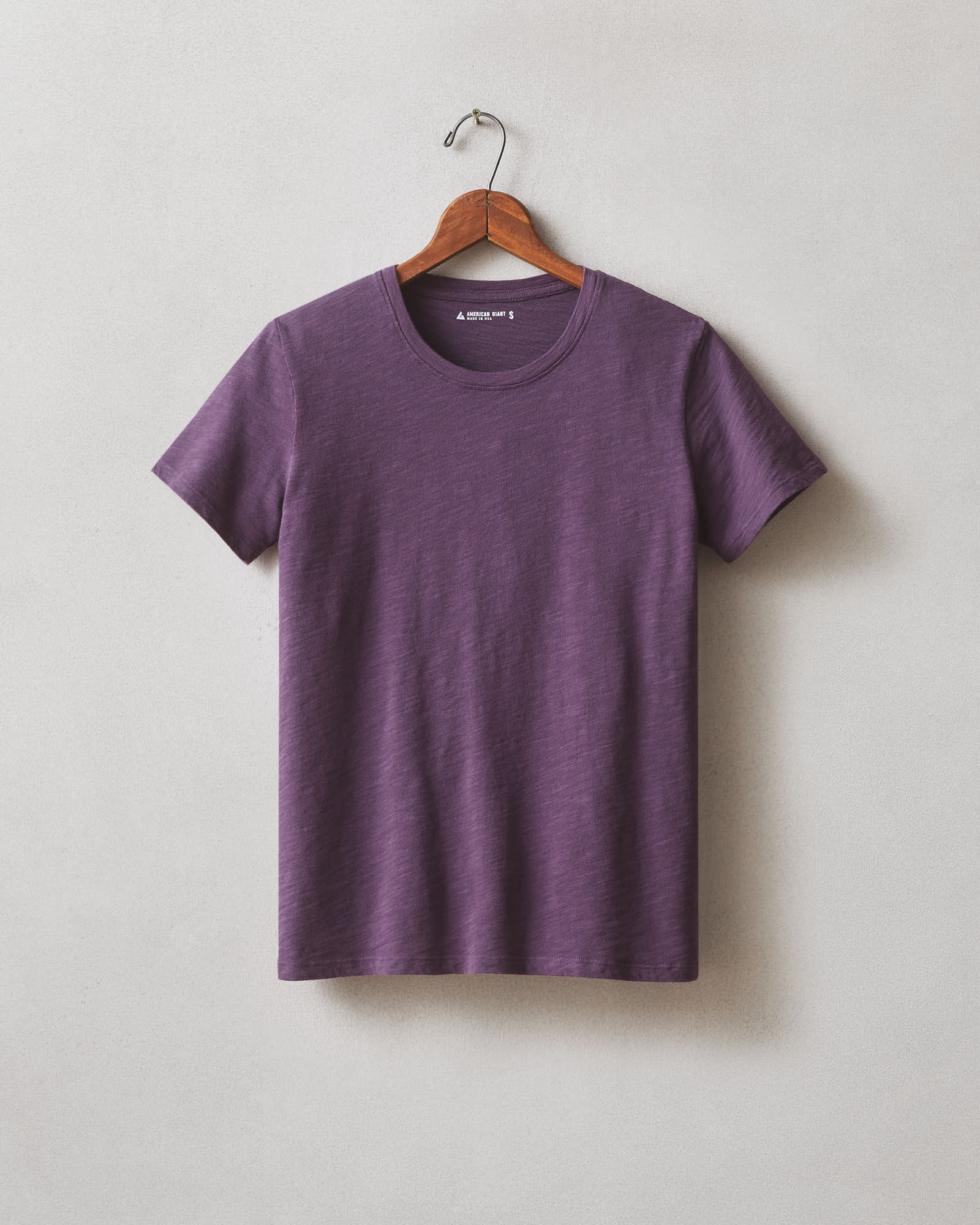 Women's Premium Slub Crew Tee - Hortensia